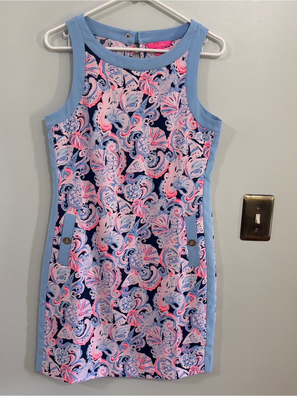 Lilly Pulitzer Angie stretch Shift Dress size 4